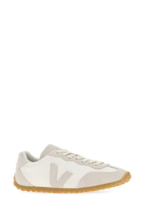 Veja Womens Two-Tone Leather And Suede Gt Sneakers Whitenatural