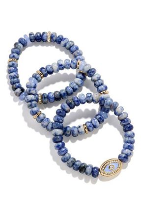 BaubleBar Energy Aligned Evil Eye Bracelet in Drk Blue at Nordstrom