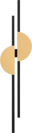 Maytoni Led Design Wandlampe Skyline, Gold/Schwarz