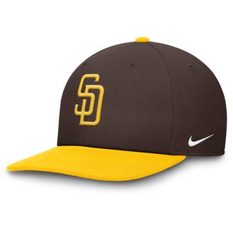 Nike San Diego Padres Pro Nike Mens Dri-FIT MLB Adjustable Hat in Brown | NB13917ZPYP-8KY