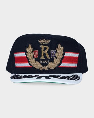 Rhude Men & apos;s Captain S Crest Trucker Hat