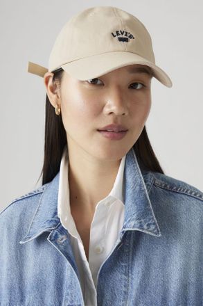 Levi's Gorra con logo Lazy Girl - Mujer - One Size - Blanco / Off White