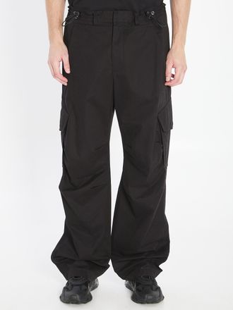 Dolce & Gabbana Mens Cargo Pants - Black Cotton - Size EU 48 (Mens)