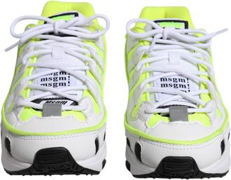 Msgm Low Top Trainers Lace Up Sneakers Mens Shoes (Pre-Owned)