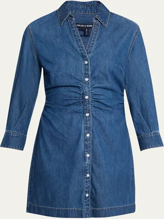Veronica Beard Maura Denim Mini Dress