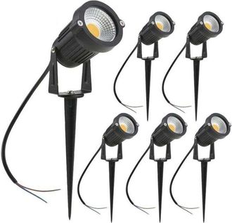 OEM Focos Led Para Exteriores, 3w Blanco C&aacute;lido 3000k 1440lm, Luces De Jard&iacute;n Con Estaca, Proyector Led Exterior Impermeable Ip65 Para Jard&iacute;n, Camino, Pat