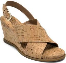 Aerosoles Dayonara Wedge Sandal in Natural at Nordstrom Rack, Size 8.5