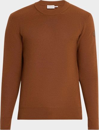 Moncler Men & apos;s Wool Knit Crewneck Sweater