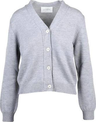 Ballantyne Cardigan met knopen - Dames - Vesten - Grijs - S - Wol - Truien & Vesten