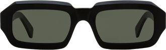 Retro Superfuture Fantasma Sunglasses - Black