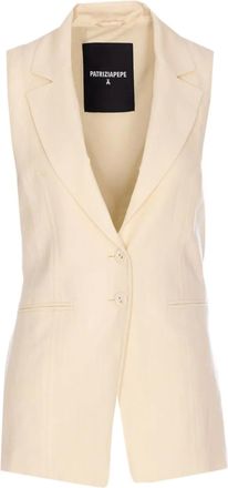 Patrizia Pepe Gilet con dettaglio cut-out - Toni neutri