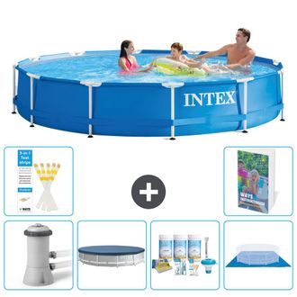 Intex Piscina Con Estructura Redonda - 366x76 Cm - 7-piezas S251