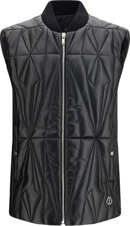 Moncler Black Lamb Ovis Aries Aries Sleveless Mens Jacket