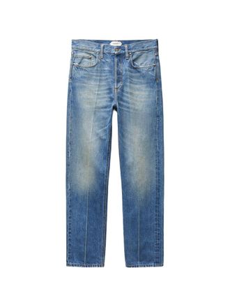 Versace Classic Straight-Leg Faded Jeans
