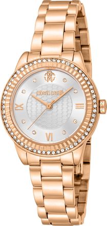 Roberto Cavalli Women Stainless Steel Rose Gold Color Watch