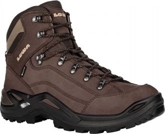 Lowa Mens Renegade Gtx Mid Wide Boots In Espresso