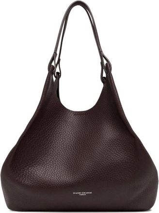 Gianni Chiarini Tassen, Dames, Bruin, ONE Size, Leer, Dua Tote Bag