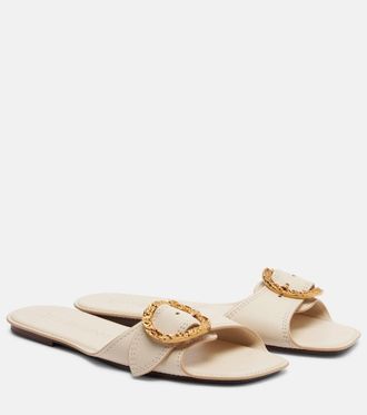 Zimmermann Solena leather slides