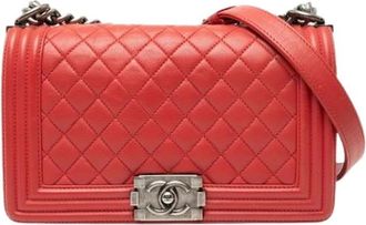 Chanel Pre-owned Boy Flap - - Pre-owned - Donna - Rosso - ONE SIZE