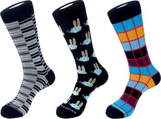 Unsimply Stitched 3-Pack Mens Crew Socks