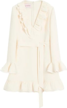 Valentino Garavani Mini-jurk van crêpe - Wit