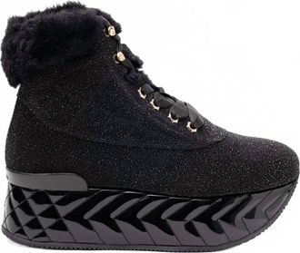 Hogan Womens H389 Max Boots In Black