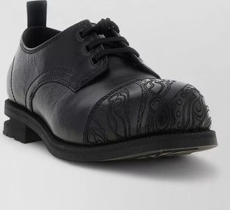 Kiko Kostadinov atro lace up shoes embossed detail