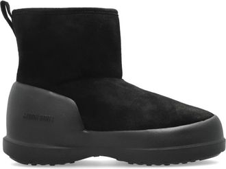 Moon Boot Mezzaluna Mid sneeuwlaarzen - Dames - Winterlaarzen - Zwart - 39 EU - Leer - Schoenen