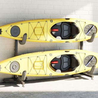 vidaXL Vidaxl Soporte Para 2 Kayaks Acero 250x57x127,5 Cm