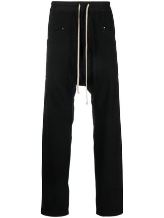 Rick Owens Broek met trekkoordtaille - Zwart