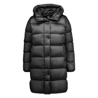 Bomboogie Piumino lungo in nylon lucido - - Coats - Donna - Nero - XL