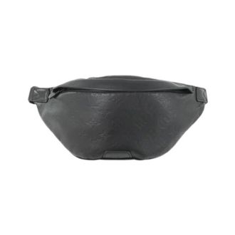 Louis Vuitton Pre-owned Monogram Shadow Discovery Bumbag - Heren - Pre-owned - Zwart - Maat: ONE Size Leer
