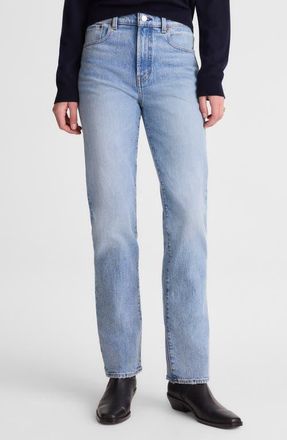 Madewell The Tall Longline Straight Leg Jeans in Raebrook Wash at Nordstrom, Size 25 Tall