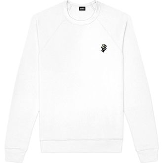 Dalix Lightning Fleece Sweatshirt in White at Nordstrom, Size Xx-Large