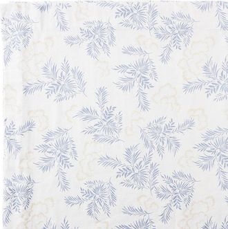Ballard Designs Elowen Botanical Drapery Panel - Cornflower, 50 x 108 - Ballard Designs