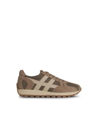 Hogan H671 Beige Fabric Sneakers