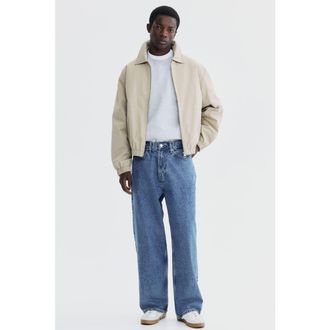 H&M Baggy Jeans in Medium Denim Blue at Nordstrom, Size 38 X 32