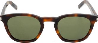 Saint Laurent Sunglasses Sl 28 003 Havana/Green Unisex