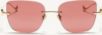 Valentino Geometric Metal Eyewear Wo