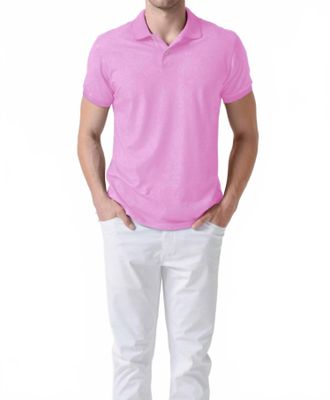 Ploumanac'h Club Slim Cotton Polo In Candy