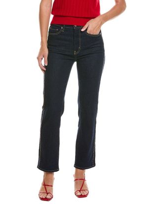 Frame Denim Frame Denim Stargirl Le Sleek Straight Studded Jean