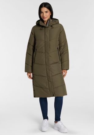 Only Steppmantel ONLY ONLMEGAN LIFE LONG PUFFER COAT CS OTW, Damen, Gr. XXL, gr&uuml;n (kalamata), Steppware, Obermaterial: 100% Polyester, unifarben, lang, M&auml;n