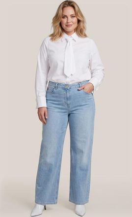 Mart Visser Livia Denim Broek Licht Blauw Maxi