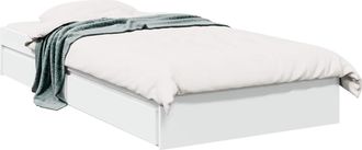 vidaXL Estructura De Cama Con Almacenamiento Blanco 80 X 200 Cm Vidaxl