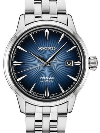 Seiko Presage Automatic Black Blue Dial Mens Watch SRPB41