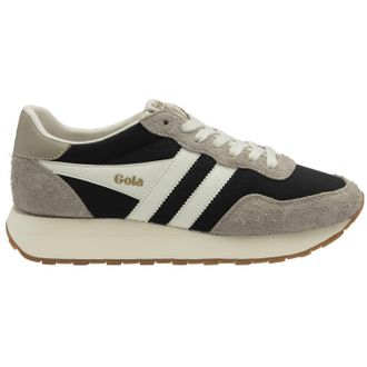 Gola Womens Arizona Sneakers In Black/feather Grey/off White