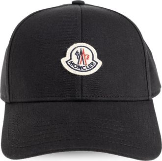 Moncler Baseball Cap - Heren - Petten - Zwart - ONE Size - Katoen - Accessoires