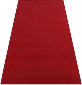 RugsX Rugsx - Tappeto Spessa Gommata Rumba 1974 Colore Unico Chiaretto, Rosso Red 150x200 Cm