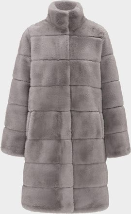 Gorski Fur-Free Reversible Faux Mink Coat