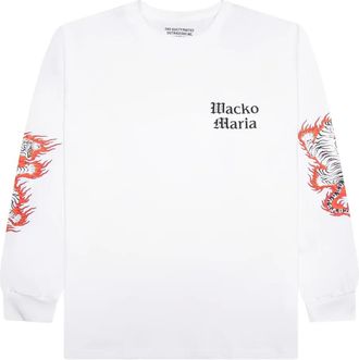 Wacko Maria x Tim Lehi Felpa con stampa - Bianco